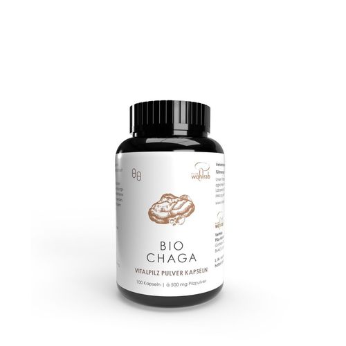 Chaga Vitalpilz BIO Pulverkapseln, 100 Stk., BioFungi GmbH