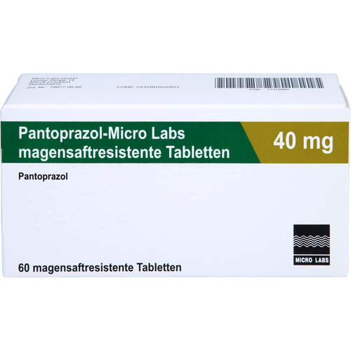 Pantoprazol Micro Labs 40 mg magensaftr.Tabletten, 60 Stk., Micro Labs GmbH