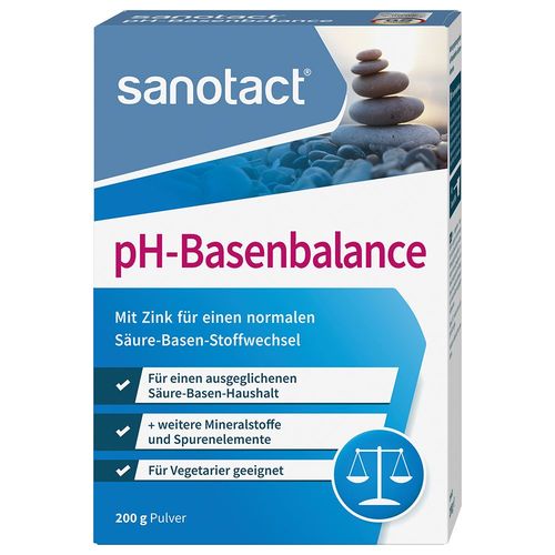sanotact pH-Basenbalance Pulver, 200 g, Sanotact GmbH