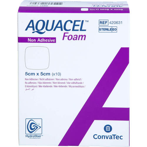 Aquacel Foam nicht adh&auml;siv 5x5 cm Schaumverband, 10 Stk., ToValCare GmbH