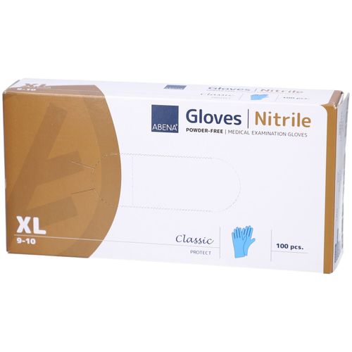 ABENA CLASSIC NITRIL HANDSCHUHE BLAU XL, 100 Stk., Abena GmbH