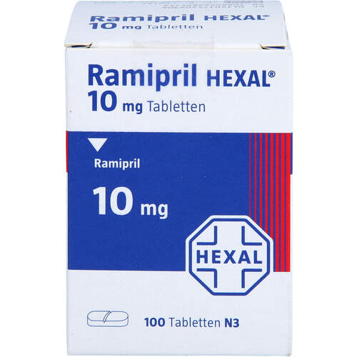 Ramipril HEXAL 10 mg Tabletten Dose, 100 Stk., HEXAL AG