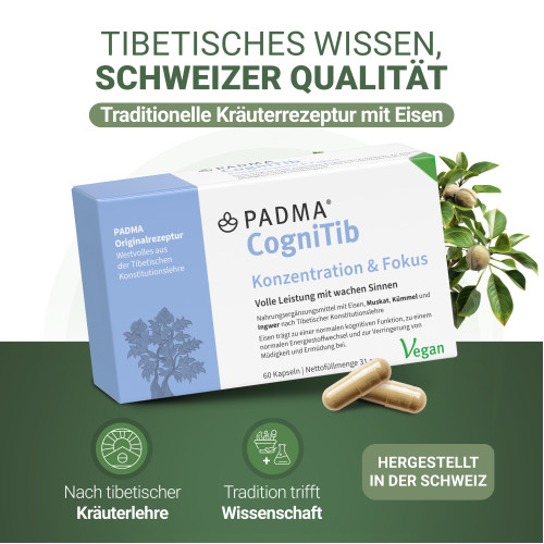 PADMA CogniTib, 60 Stk., Hager Pharma GmbH