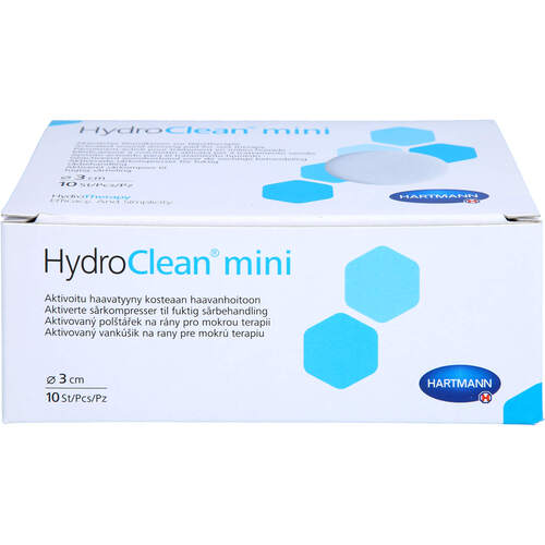 HYDROCLEAN mini Kompressen 3 cm rund steril, 10 Stk., + Prisoma GmbH