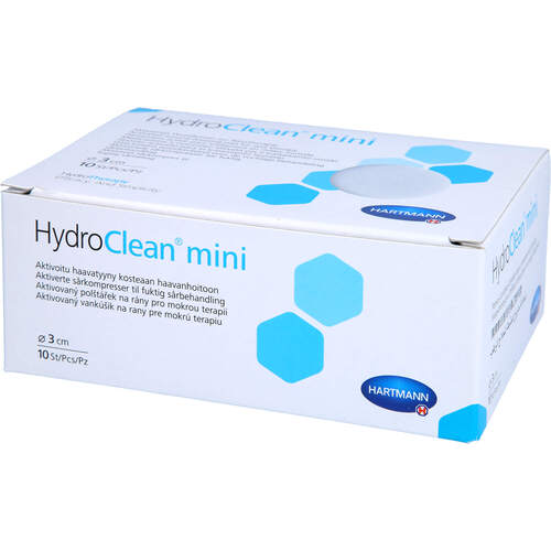 HYDROCLEAN mini Kompressen 3 cm rund steril, 10 Stk., + Prisoma GmbH
