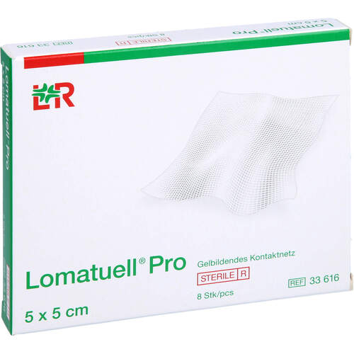 LOMATUELL Pro 5x5 cm steril, 8 Stk., + Prisoma GmbH