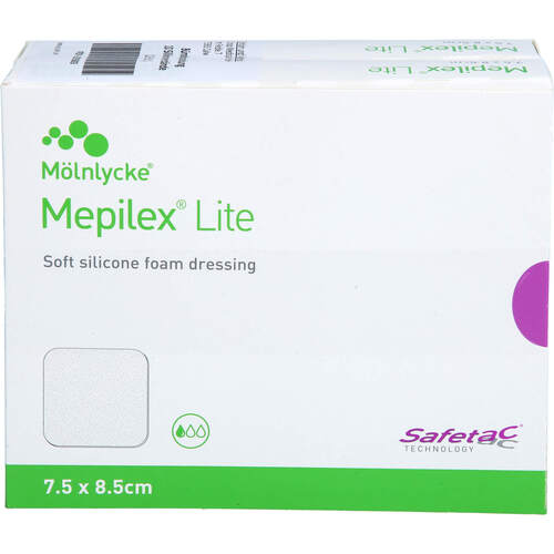 MEPILEX Lite Schaumverband 7.5x8.5 cm steril, 10 Stk., + Prisoma GmbH