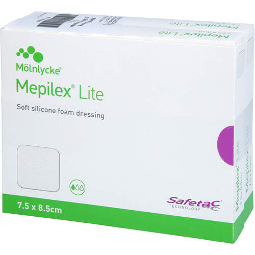 MEPILEX Lite Schaumverband 7.5x8.5 cm steril, 10 Stk., + Prisoma GmbH