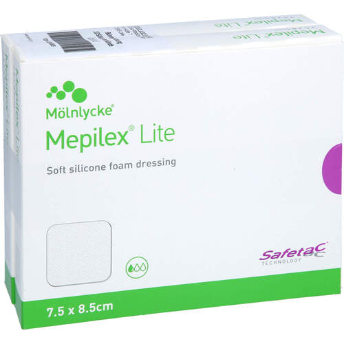 MEPILEX Lite Schaumverband 7.5x8.5 cm steril, 10 Stk., + Prisoma GmbH
