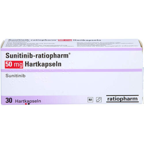 Sunitinib-ratiopharm 50 mg Hartkapseln, 30 Stk., ratiopharm GmbH