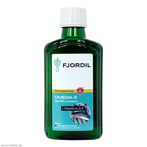 FJORDIL Omega-3 flüssig, 250 ml, Glad & Heldig GmbH Marketing and Sales Solutions