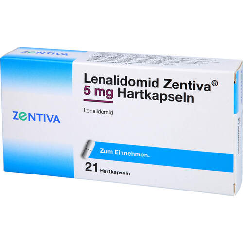 Lenalidomid Zentiva 5 mg Hartkapseln, 21 Stk., Zentiva Pharma GmbH