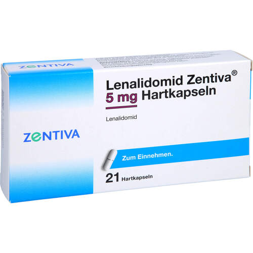 Lenalidomid Zentiva 5 mg Hartkapseln, 21 ST, Zentiva Pharma GmbH