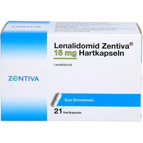 Lenalidomid Zentiva 15 mg Hartkapseln, 21 ST, Zentiva Pharma GmbH