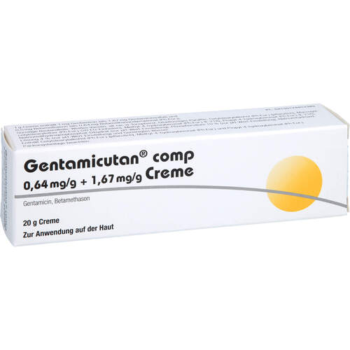 Gentamicutan comp 0.64 mg/g + 1.67 mg/g Creme, 20 g, Dermapharm AG