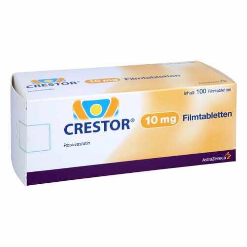 Crestor 10 mg Filmtabletten, 100 ST, Fd Pharma GmbH