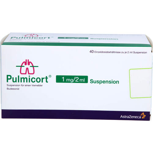 Pulmicort 1 mg/2 ml Suspension f.einen Vernebler, 40x2 ml, Fd Pharma GmbH