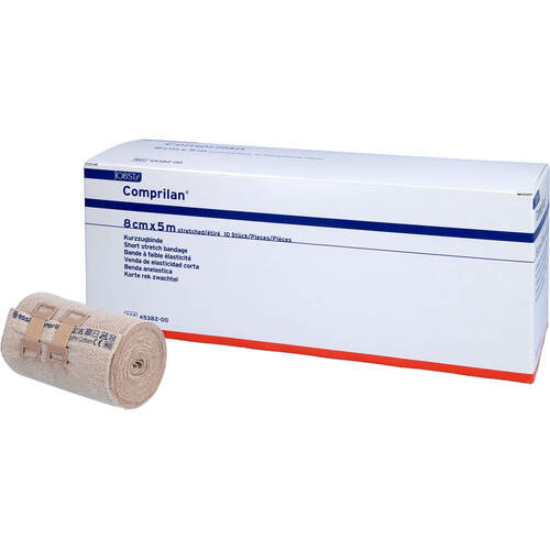 COMPRILAN elast.Binde 8 cmx5 m, 10 Stk., C P C medical GmbH & Co. KG