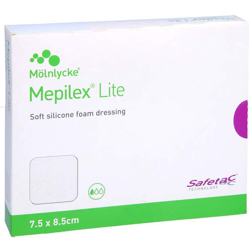 MEPILEX Lite Schaumverband 7.5x8.5 cm steril, 5 Stk., C P C medical GmbH & Co. KG