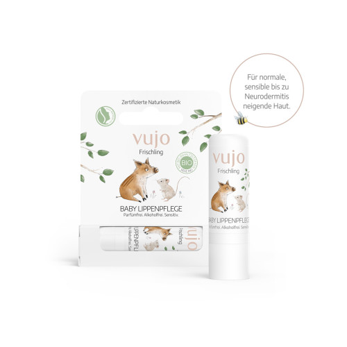 vujo Frischling - Baby Lippenpflege, 4,6 g, LIVONDO GmbH premium healthcare