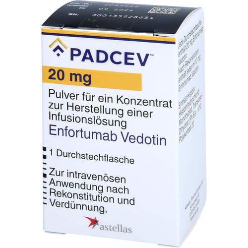 Padcev 20 mg Plv.f.e.Konz.z.Herst.e.Infusions-Lsg, 1 Stk., Astellas Pharma GmbH