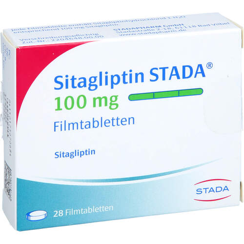 Sitagliptin STADA 100 mg Filmtabletten, 28 Stk., STADAPHARM GmbH Sitagliptin STADA 100 mg Filmtabletten, 28 Stk., STADAPHARM GmbH