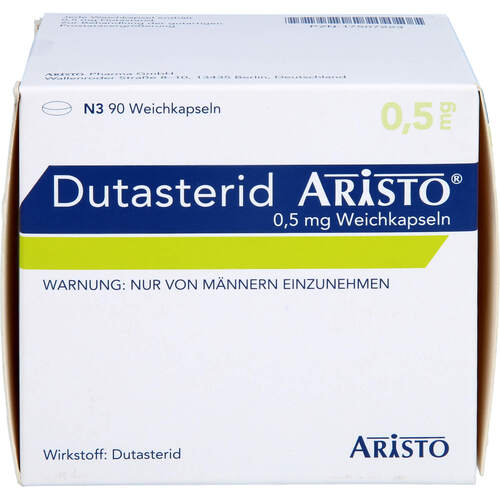 Dutasterid Aristo 0.5 mg Weichkapseln, 90 Stk., Aristo Pharma GmbH