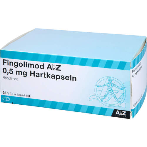 Fingolimod AbZ 0.5 mg Hartkapseln, 98 Stk., Abz Pharma GmbH