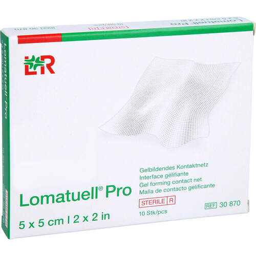 Lomatuell Pro 5x5 cm steril, 10 Stk., Docpharm GmbH