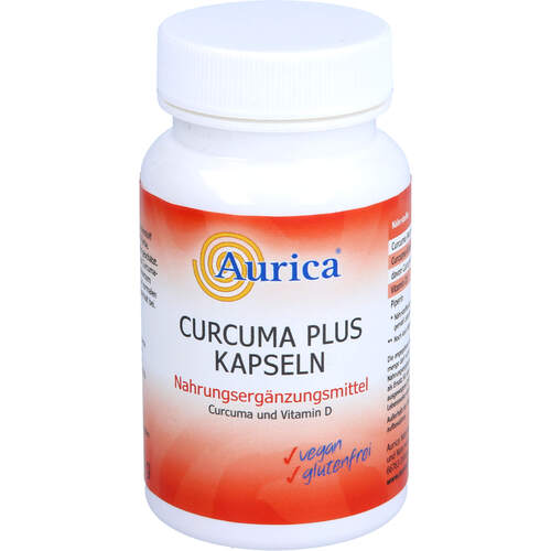 Curcuma Plus Kapseln mit Vitamin D, 60 Stk., Aurica Naturheilm.U.Naturwaren GmbH
