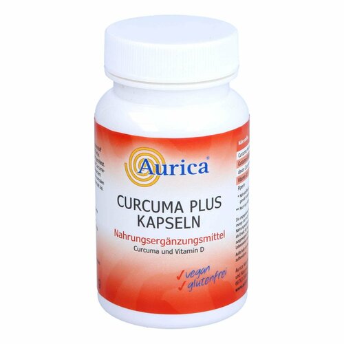 Curcuma Plus Kapseln mit Vitamin D, 60 Stk., Aurica Naturheilm.U.Naturwaren GmbH