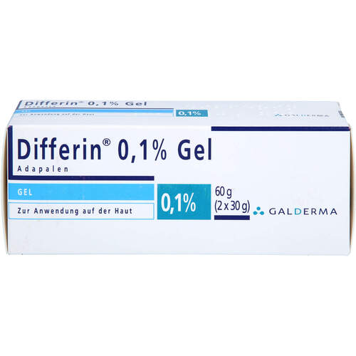 Differin 0.1% Gel, 2X30 G, Pharma Gerke Arzneimittelvertriebs GmbH