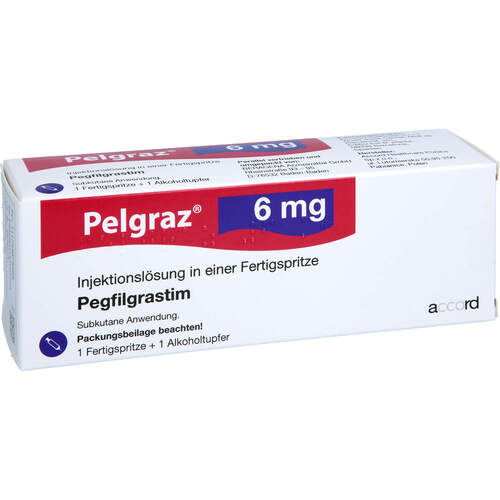 PELGRAZ 6 mg Inj.-Lsg.Fertigspr.m.autom.Nadels. B, 1 ST, Docpharm GmbH