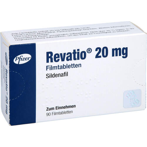 Revatio 20 mg Filmtabletten B, 90 Stk., Docpharm GmbH