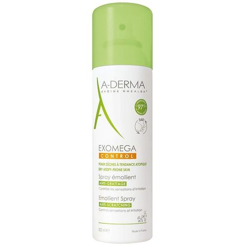 A-DERMA EXOMEGA CONTROL SPRAY R&Uuml;CKFETTEND, 200 ml, PIERRE FABRE DERMO KOSMETIK GmbH