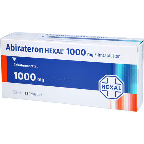 Abirateron HEXAL 1000mg Filmtabletten, 28 Stk., HEXAL AG
