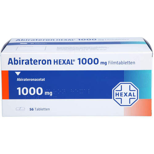 Abirateron HEXAL 1000mg Filmtabletten, 56 Stk., HEXAL AG