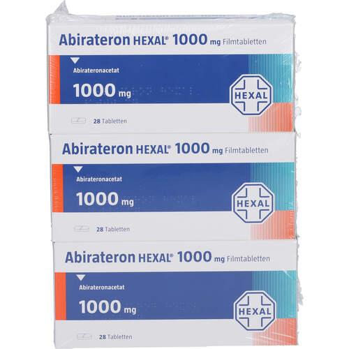 Abirateron HEXAL 1000mg Filmtabletten, 84 Stk., HEXAL AG