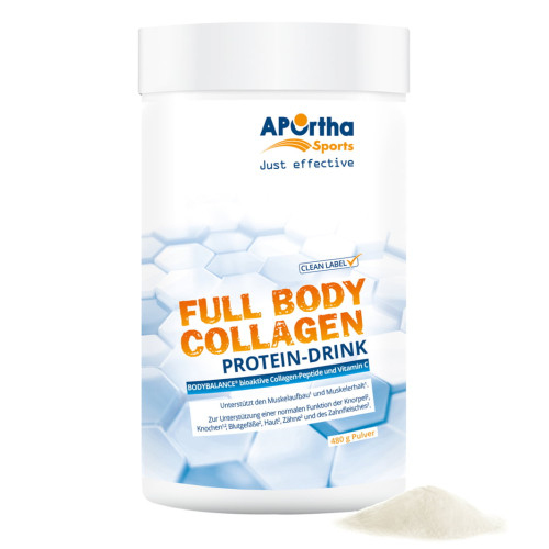 APOrtha Sports Full Body Collagen Protein-Drink, 480 g, APOrtha Deutschland GmbH