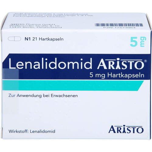 Lenalidomid Aristo 5 mg Hartkapseln, 21 Stk., Aristo Pharma GmbH