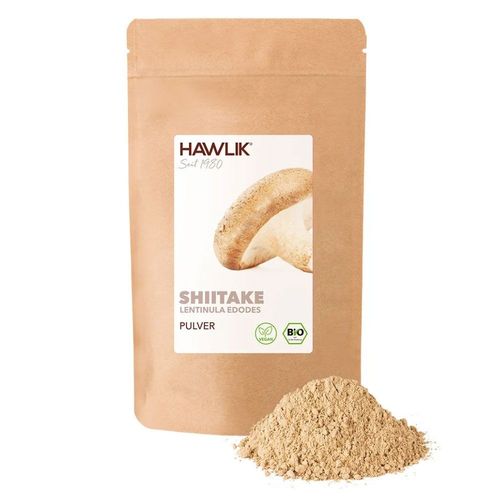Bio Shiitake Pulver, 100 g, Hawlik Gesundheitsprodukte GmbH