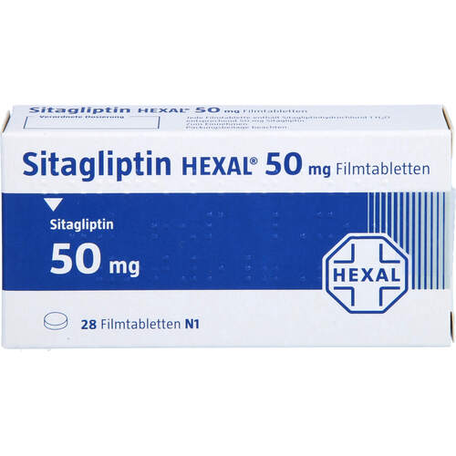 Sitagliptin HEXAL 50 mg Filmtabletten, 28 Stk., HEXAL AG