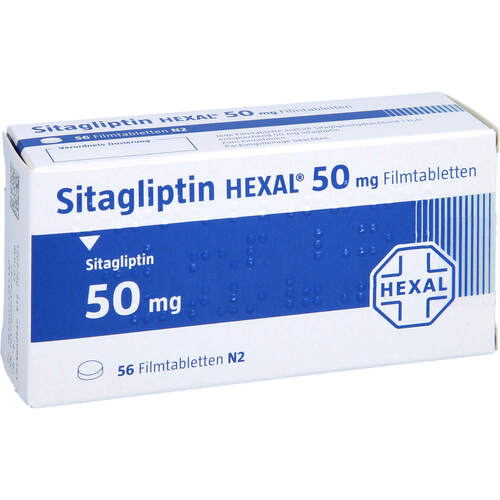 Sitagliptin HEXAL 50 mg Filmtabletten, 56 Stk., HEXAL AG
