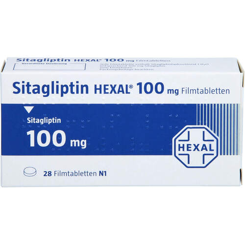 Sitagliptin HEXAL 100 mg Filmtabletten, 28 Stk., HEXAL AG