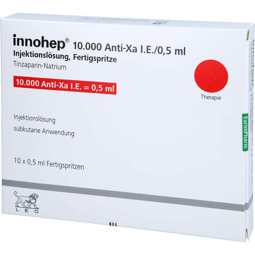 innohep 10.000 Anti-Xa I.E./0.5ml Inj.-Lsg.i.e.FS, 10 Stk., Eurimpharm Arzneimittel GmbH