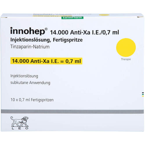 innohep 14.000 Anti-Xa I.E./0.7ml Inj.-Lsg.i.e.FS, 10 ST, Eurimpharm Arzneimittel GmbH