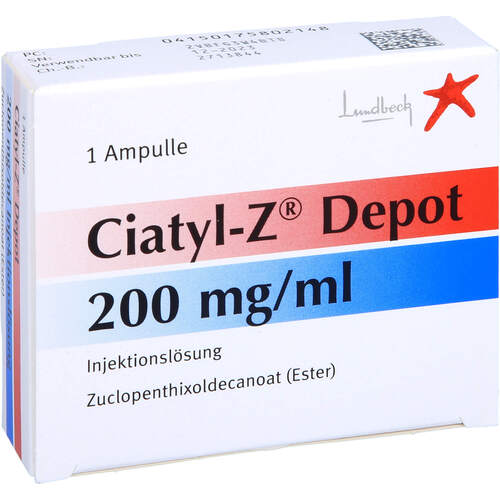 Ciatyl Z Depot 200 mg/ml Injektionsl&ouml;sung, 1x1 ml, Lundbeck GmbH