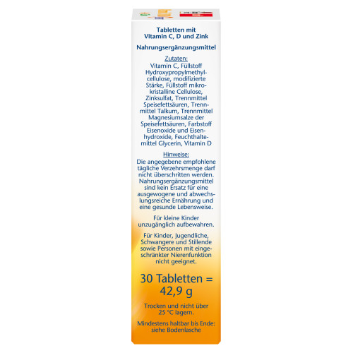 Doppelherz Vitamin C 1000+D3+Zink Depot, 30 Stk., Queisser Pharma GmbH & Co. KG