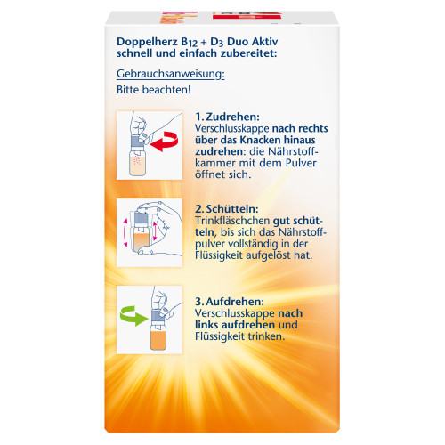 Doppelherz B12 + D3 Duo Aktiv, 30 Stk., Queisser Pharma GmbH & Co. KG