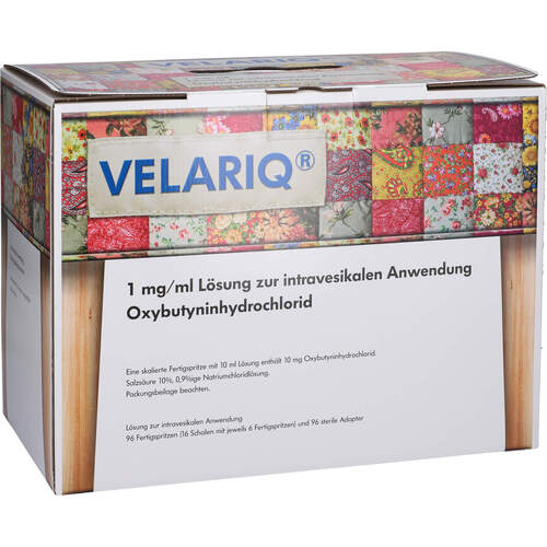 Velariq 1 mg/ml Lsg.z.intrav.Anw. FER m. Adapter, 96 Stk., Medice Arzneimittel Pütter GmbH & Co. KG
